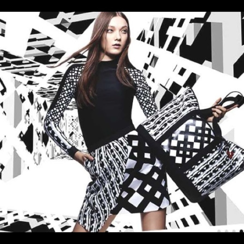 Peter Pilotto for Target printed cloqué skirt